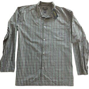 POLO Ralph Lauren Pajama Top Sleepwear Shirt Green Check Plaid Mens Large